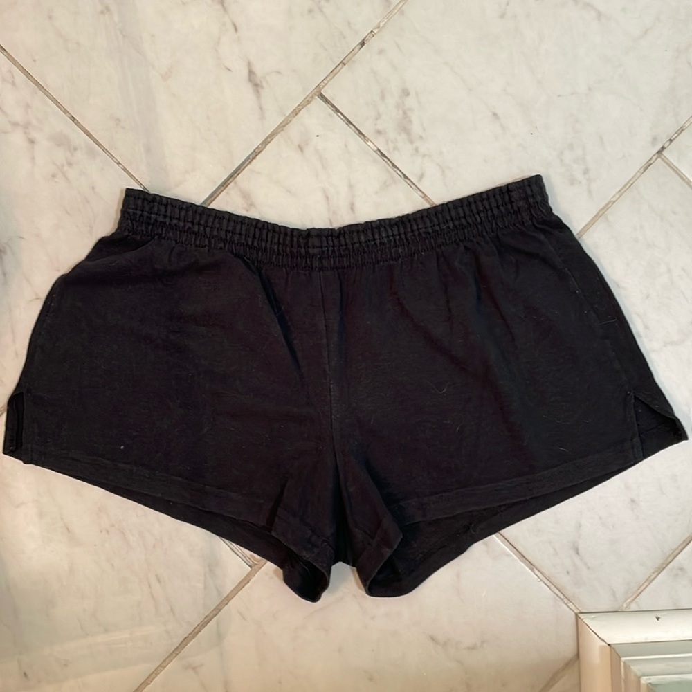 Black soffe shorts